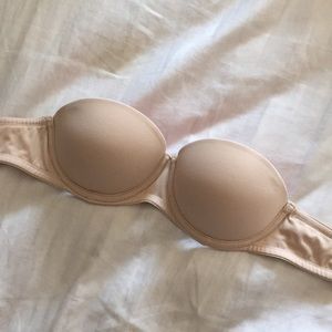 PINK/Victoria Secret strapless push-up bra